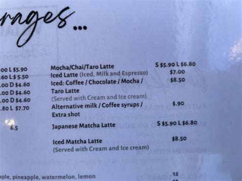 Village Cafe Restaurant & Bar Menu .